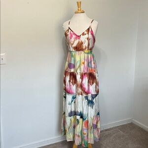 YAK & YETI | Soft Casual Handmade Tiered Maxi Sun Dress Size Small
